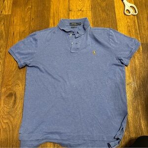 Ralph Lauren Men's Classic Blue Polo Shirt